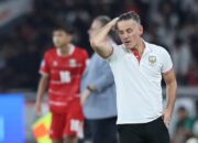 Ekspresi John Herdman dalam laga Timnas Indonesia vs Saint Kitts and Nevis di FIFA Series 2026