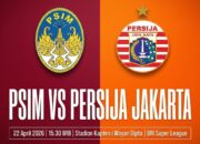 PSIM Yogyakarta vs Persija Jakarta di BRI Super League,