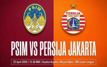 PSIM Yogyakarta vs Persija Jakarta di BRI Super League,