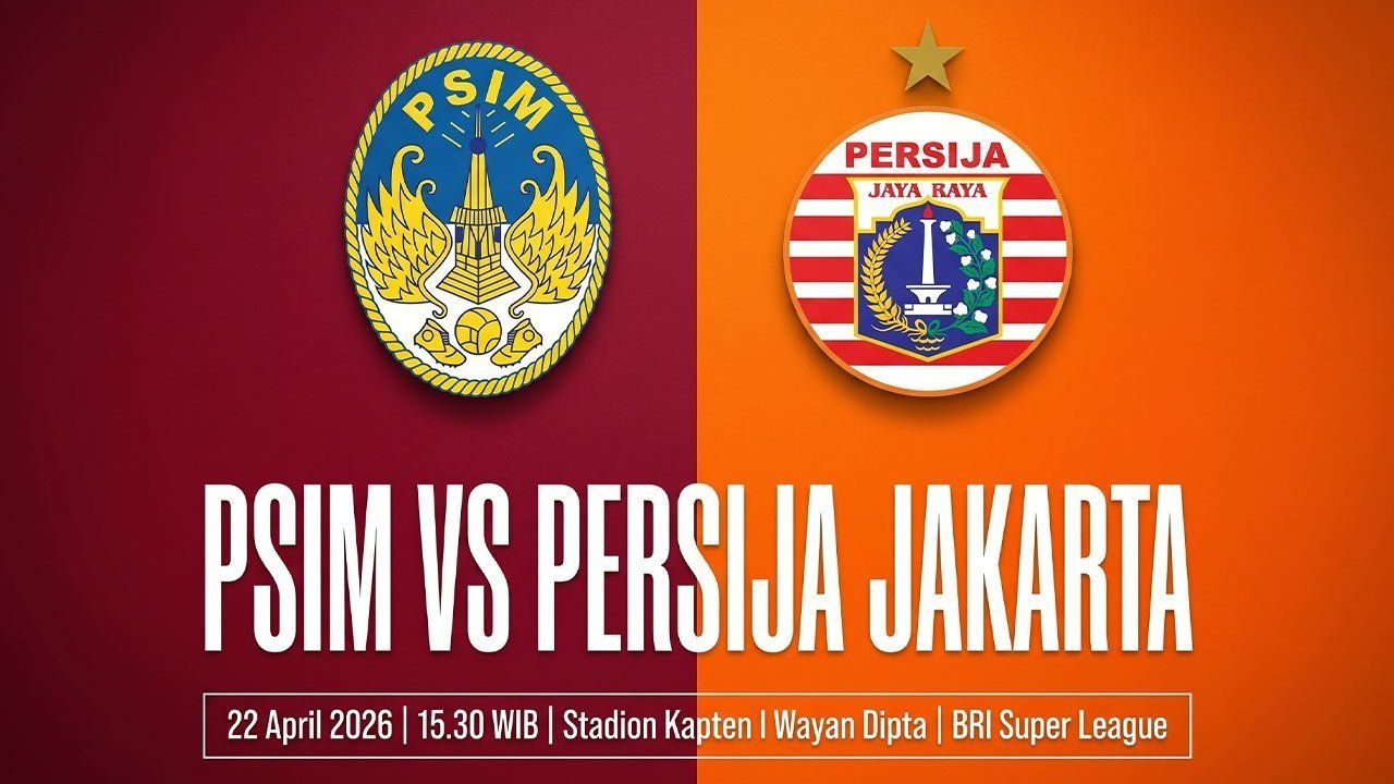 PSIM Yogyakarta vs Persija Jakarta di BRI Super League,