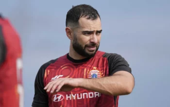 Pemain bertahan Persija Jakarta, Jordi Amat kembali berlatih