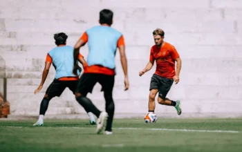 Winger Bali United, Thijmen Goppel/foto dok Bali United